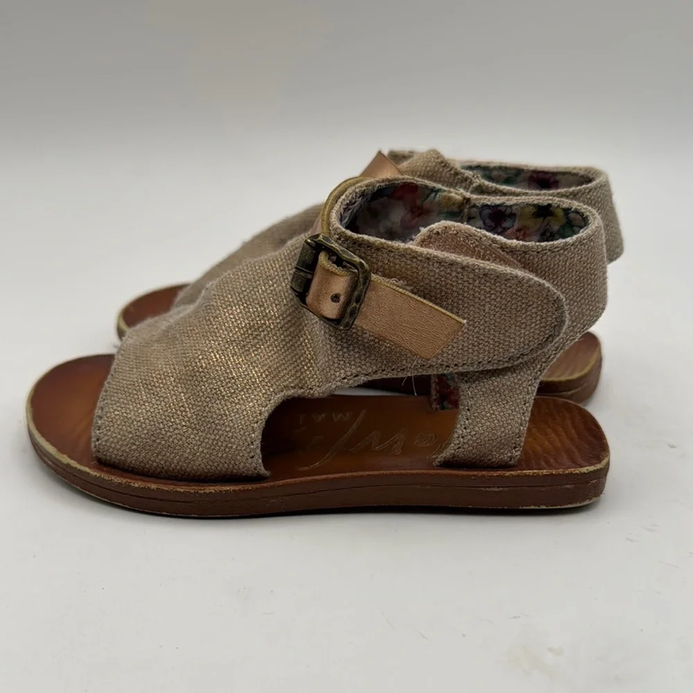 Blowfish Malibu Gladiator Sandals Bronze Buckle Open Toe Shoes Toddler Size‎ 7